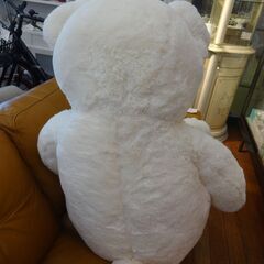 HUGFUN クマ ぬいぐるみ ホワイト【モノ市場東浦店】125の画像