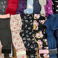 1本200  裏起毛 スボン 70～90の画像