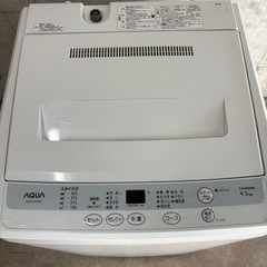 AQUA 全自動洗濯機 4.5kgの画像
