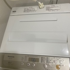 洗濯機 6キロ　パナソニック の画像