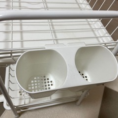 ニトリ 2段食器ラック 水切りラックの画像