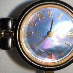 シルバー ゴールド アナログ腕時計　数回使用の画像