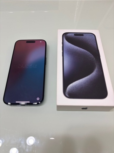 最安値【超美品！】iPhone15 Pro 256GB ブルーチタニウム