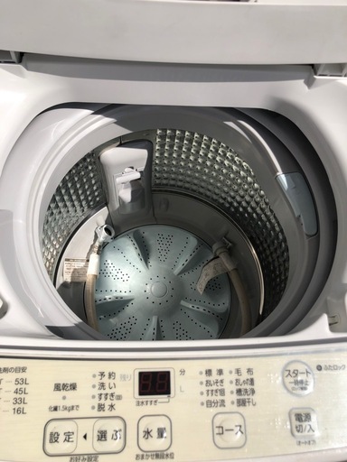 ?AQUA・洗濯機・6K?