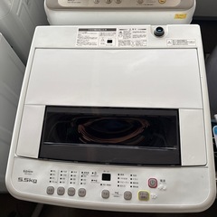 美品 2023年 エスケイジャパン 5.5kg 全自動洗濯機 SW-K55A ステンレス槽 風乾燥 配達応談 使用少ないの画像