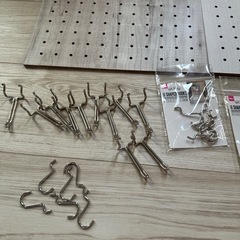 DIY 板2枚 フック  デザインボード の画像