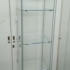 【中古】ディスプレイケース（ライト付き）４段棚　3台セットの画像