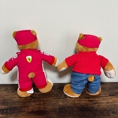 フェラーリ Ferrari くま ぬいぐるみ 2点セット 希少の画像