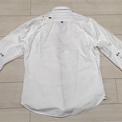メンズ　コットン七分袖シャツの画像