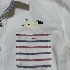 メンズ　コットン七分袖シャツの画像