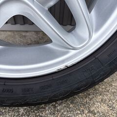 ミニクーパー S 純正 R55 R56 アルミホイール サマータイヤ 4本 セット 16インチ 6.5J 4H 100 +48 ハブ径 約56mm 195/55R16の画像