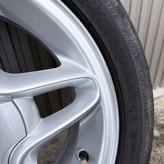 ミニクーパー S 純正 R55 R56 アルミホイール サマータイヤ 4本 セット 16インチ 6.5J 4H 100 +48 ハブ径 約56mm 195/55R16の画像