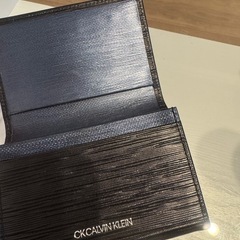 CALVIN KLEIN CK 名刺入れ ブラック 本体のみの画像