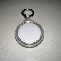 Apple AirTag ブラック キーホルダー　電池入りスグに使えます　ほぼ使用無しの画像