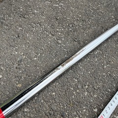 軽量 平バール バール 釘抜き 全長900mm 中古品 ④の画像
