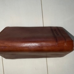 BODSON ブラウンレザー 長財布　数回使用の画像