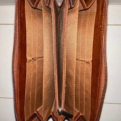 BODSON ブラウンレザー 長財布　数回使用の画像