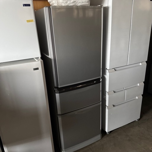 訳あり格安！2015年 三菱 3ドア冷凍冷蔵庫 MR-C34EY 335L 配達応談