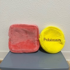 ポケモン ピカチュウ ポーチ ぬいぐるみ セットの画像