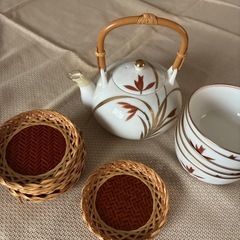 🌹香蘭社の急須/湯呑み5客と茶托セット🌹の画像