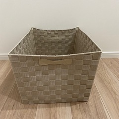 大容量収納！バスケット かご２点セット　の画像
