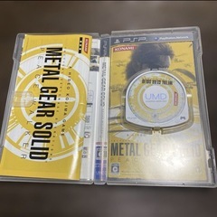 メタルギアソリッド ピースウォーカー PSP ➕the Best２枚組　usedの画像