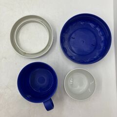 【長期保管品】1.5L専用 ペットボトルクーラー 丸型/角型ボトルOK 保冷剤欠品 アウトドア 野外活動 ブルー 1点の画像