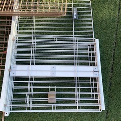 差し上げます  犬猫うさぎペットケージ柵 枠 DIYに使って下さいの画像
