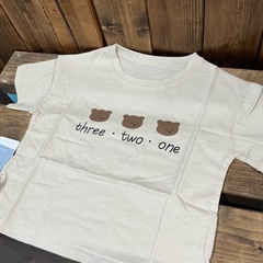 キッズ　Tシャツ　くまさんの画像