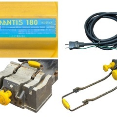 ◯動作品 REX レッキス バンドソー マンティス MANTIS 180 XB180 100V 帯鋸 切断機 電動工具 チェーンバイス仕様 中古品■ジモティ姫路の画像