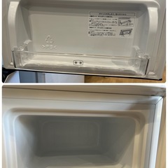 Hisense ハイセンス 2ドア冷蔵庫 2018年製 93L HR-B95A 1009-018の画像