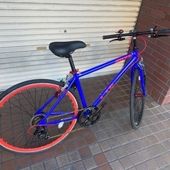 ★一台限り未使用品★700ｃ　軽量アルミフレーム　7speed　ブルーの画像