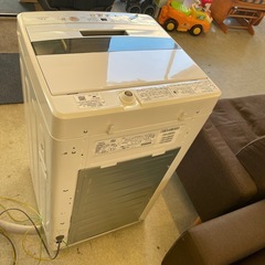 K2510-125 AQUA 洗濯機 AQW-S4M 2019年製 4.5kg 取扱説明書無し 動作確認済み キズ汚れ有りの画像