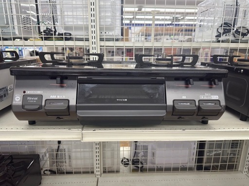 【ドリーム川西店御来店限定】☆ジモティー見たよ♪割引☆ リンナイ ガステーブル PT20P-BK 都市ガス 2024 動作確認／クリーニング済み 【99560000026615】