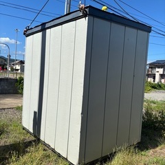 一坪倉庫　物置き　現場倉庫の画像