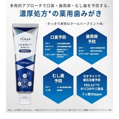 🟡【ネット価格2480円】ヤーマン 薬用歯みがき の画像
