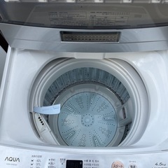 アクア　AQUA 全自動洗濯機　4.5kg AQW-S45Eの画像