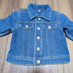 Gジャン　デニムジャケット　90cmの画像