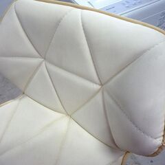 カウンターチェア 昇降式 ホワイト 中古 座面高さ 64cm～78cm 札幌市東区 新道東店の画像