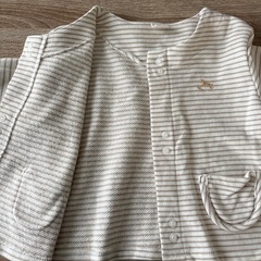 43-cottoliストライプ柄カーディガンの画像