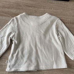 43-cottoliストライプ柄カーディガンの画像