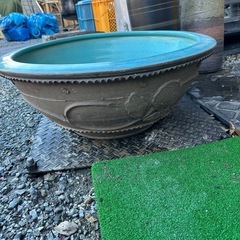 メダカ鉢  変わった陶器製　特大 メダカ鉢に大人気です✨の画像