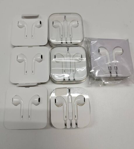 【未使用】Apple 純正 有線イヤホン 7個まとめ売り！