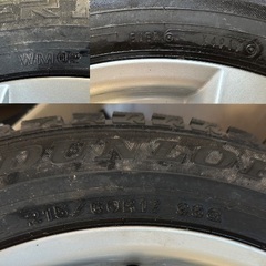 冬用タイヤ：215/60R17 AGAの画像