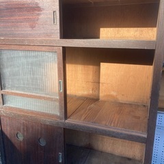 昭和37年製作　水屋タンス　　　　キズ有りの画像