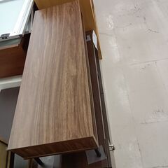 リユースのサカイ栃木店★ジモティ割あり★  TV台 ブラウン W100×D33.9×H32 クリーニング済み TC11005の画像