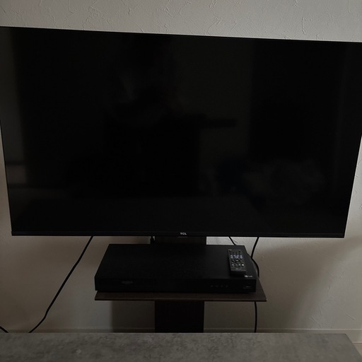 テレビ、テレビ台、レコーダー