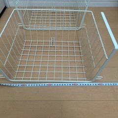 吊り下げワイヤーラック　2個セットの画像
