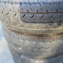 アルミ　ホイールタイヤ　4本セット　145/80R12 タイヤ製年2023年の画像