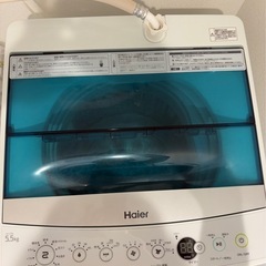 【10/17 AMに引取り可能な方】Haier洗濯機 5.5kgの画像